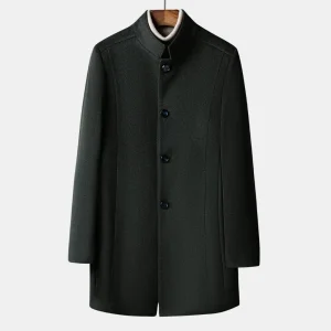 Comfortabele Wollen & Kasjmier Mix Jas - Luxe Winterjas - Velmoro