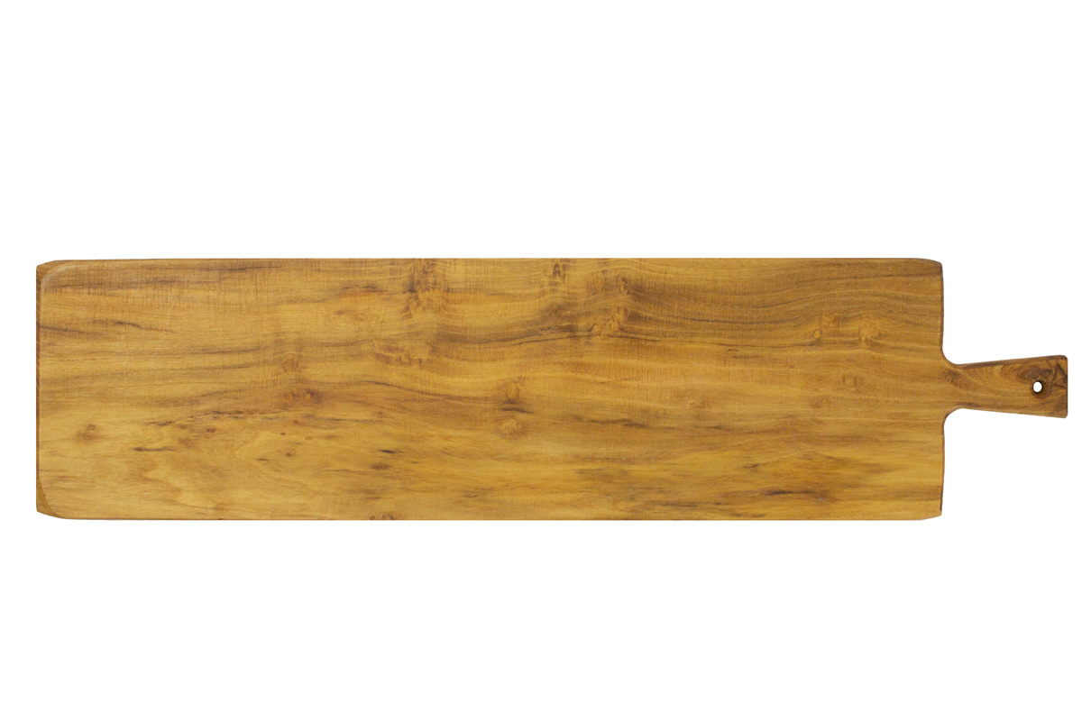 Houten Snijplank – Eik recht met greep 100x20x2cm - Afbeelding 2